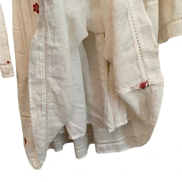 Free People Counting Daisies Embroidered Off-the-Shoulder Smock Dress - Picture 8 of 9